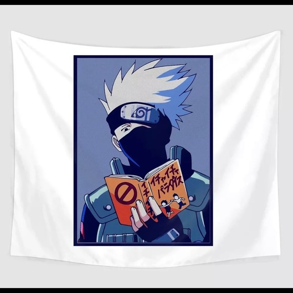 Naruto Tapestry Wall Hanging Kakashi CLOTH Poster Decoration 60"x 40" - Picture 2 of 4